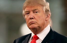 Foto de Donald Trump, presidente electo de Estados Unidos, para columna acerca de su elección.